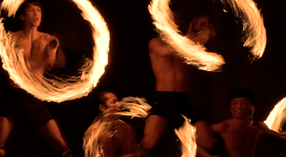 ファイヤーナイフダンス シバオラショー「THE FIRE」
