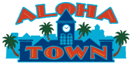 『ALOHA TOWN』には、海辺に面した古き良きハワイの街並みを散策するような「わくわく楽しい」個性溢れる店舗や施設がいっぱい！