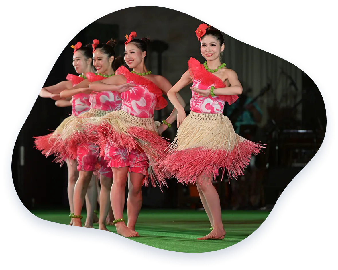 フラダンスのショー