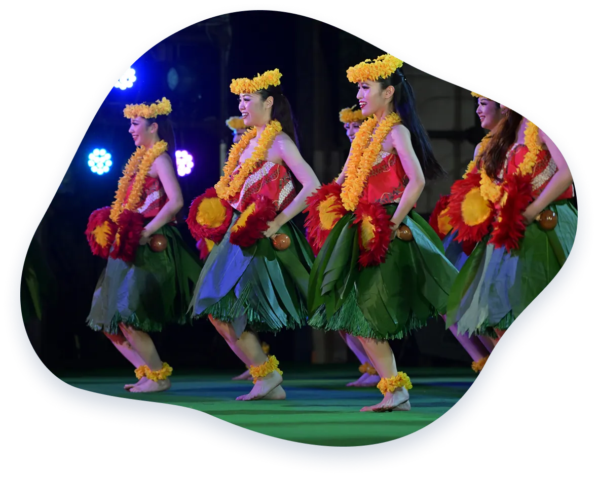 フラダンスのショー