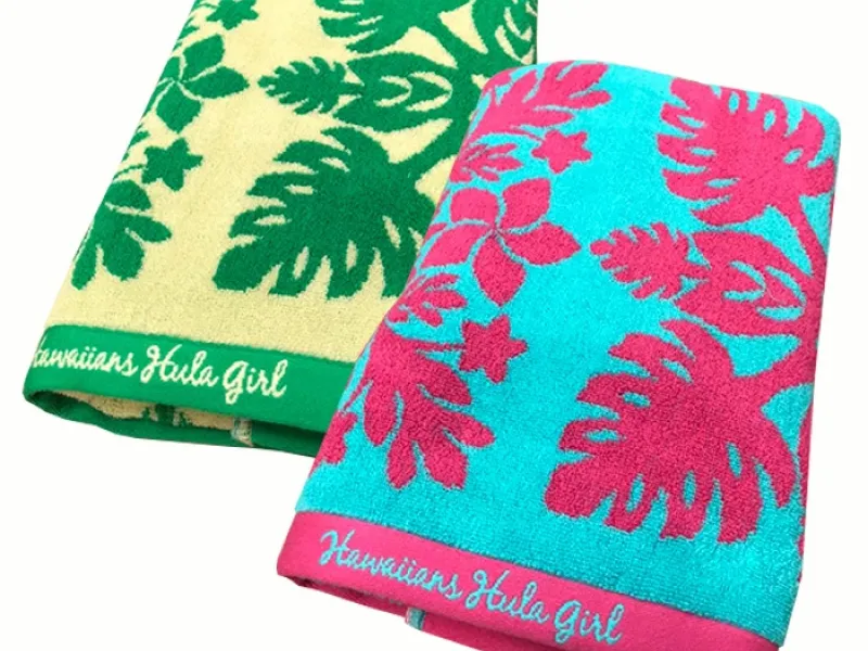 キルト柄バスタオル