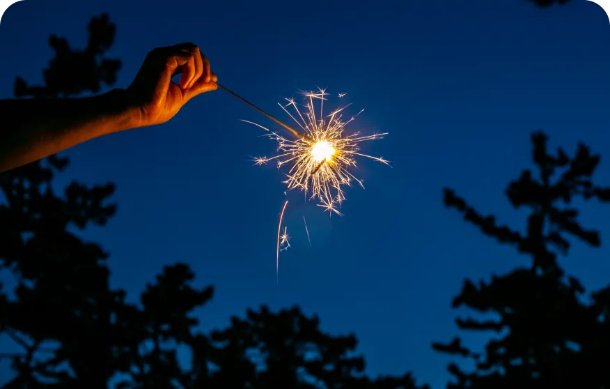わくわく手持ち花火