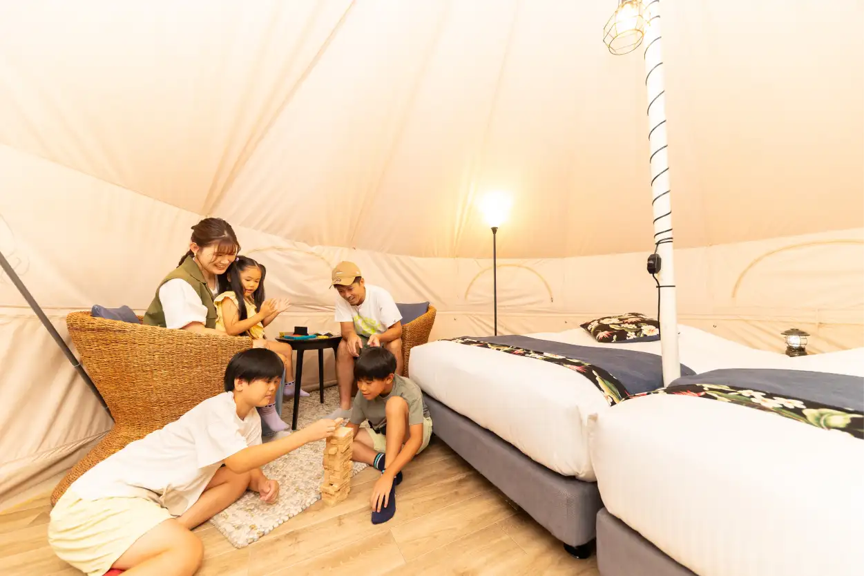 お部屋でのんびり