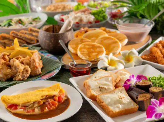 朝食ビュッフェ