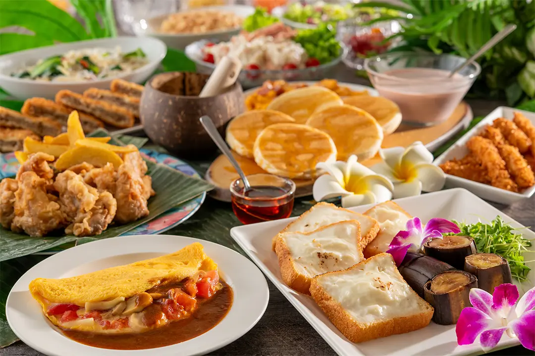 朝食バイキング