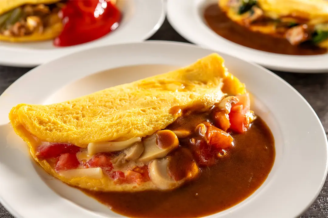 朝食バイキング