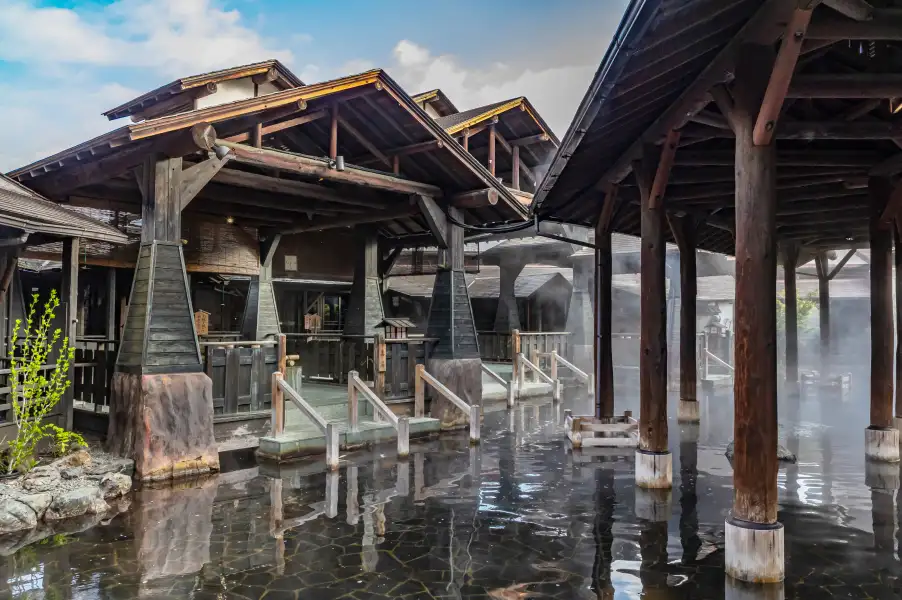 大露天風呂 江戸情話与市