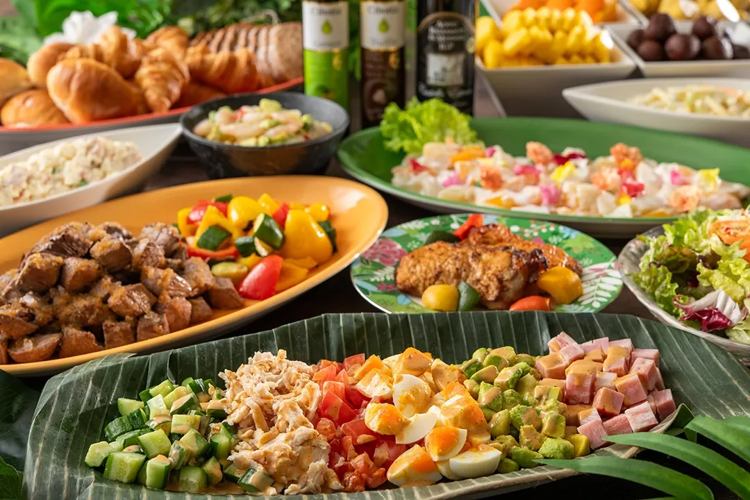 朝食ビュッフェ