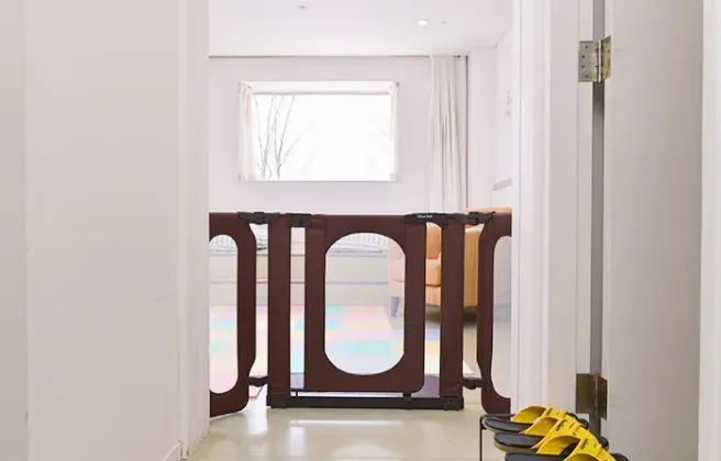 入口にゲート設置