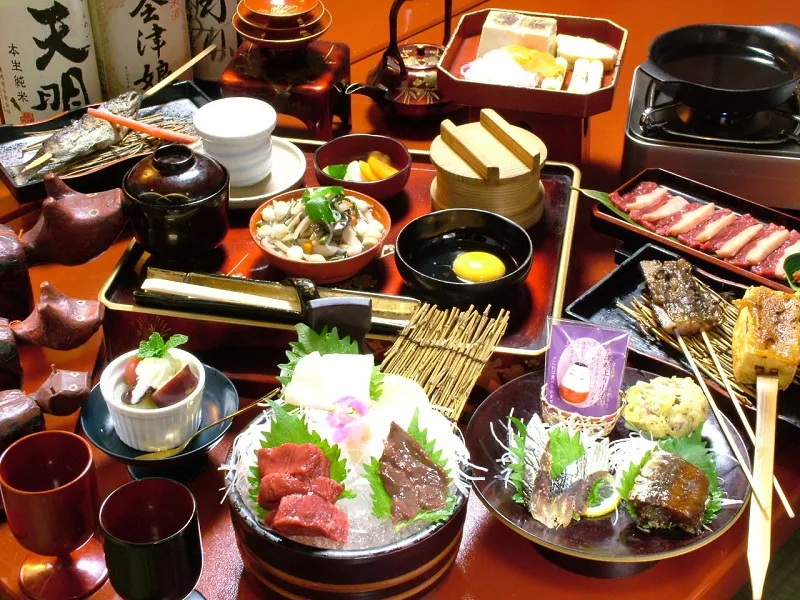 会津郷土料理の会席料理