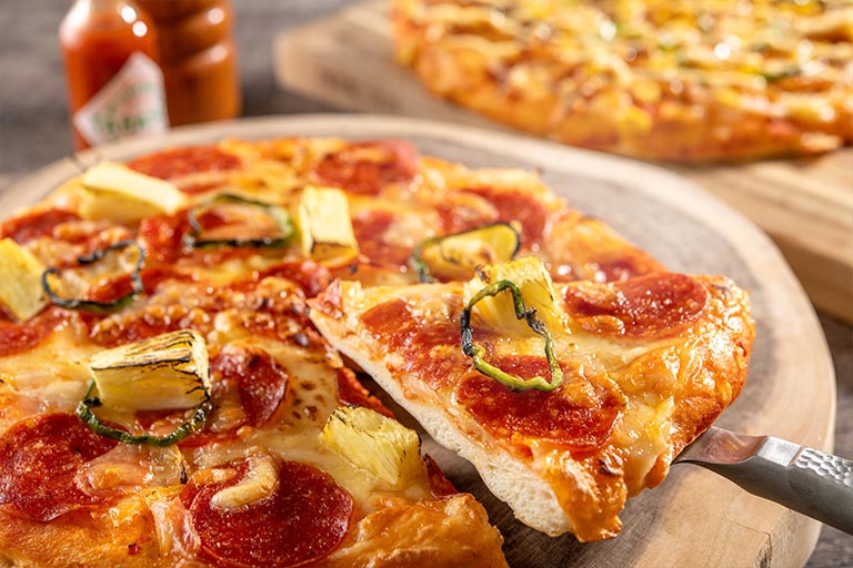 Pepperoni Hawaiian / Teriyaki Mayo Corn