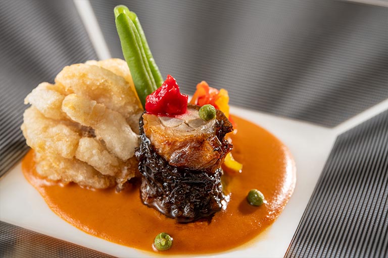 Deep-fried sweetfish, eel and burdock roll