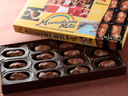 ハワイアンズオリジナルマカダミアナッツチョコレートの写真