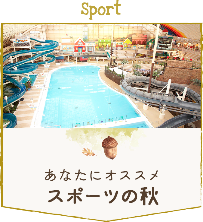 あなたにオススメ スポーツの秋