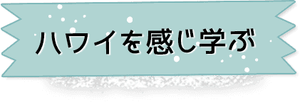 ハワイを感じ学ぶ